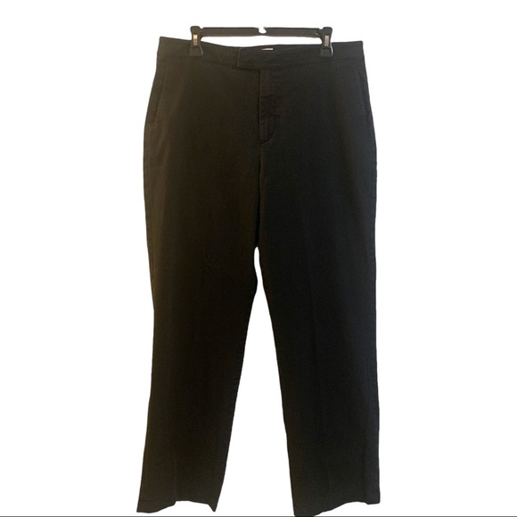 Coldwater Creek Navy Cotton Pants 14 - Picture 1 of 6